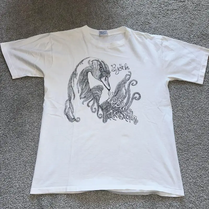 

Винтажная промо-футболка Bjork Vespertine Swan Sz L All Sport Rare