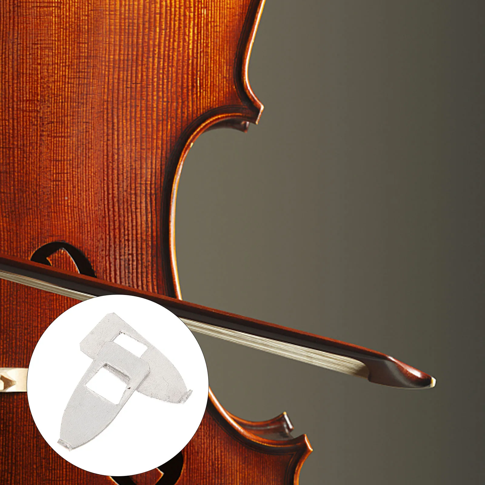 

2 Pcs Piano Bow Head Piece Violin Grip Stringed Instruments Parts Fittings and Accessories Repair Replacement