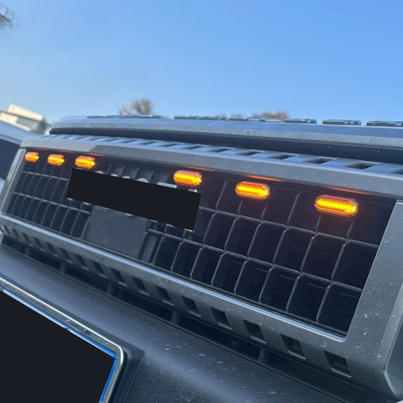 Applicable for Prado Domineering LC250 24-26 Middle Grid Light Daytime Running Lights Decorative Light Modification Accessories