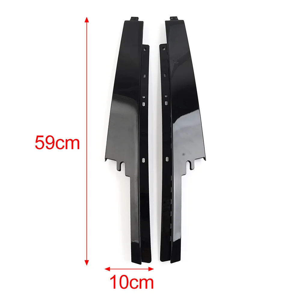 2Pcs Car Front Door Outside B Columns Molding Trim Left+Right For Land Rover Range Rover Evoque 5 Doors 2012-2019