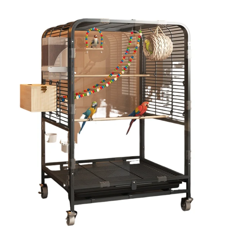 

Bird cage large household budgie Du Dan Xuanfeng new luxury villa thrush starling little sun special
