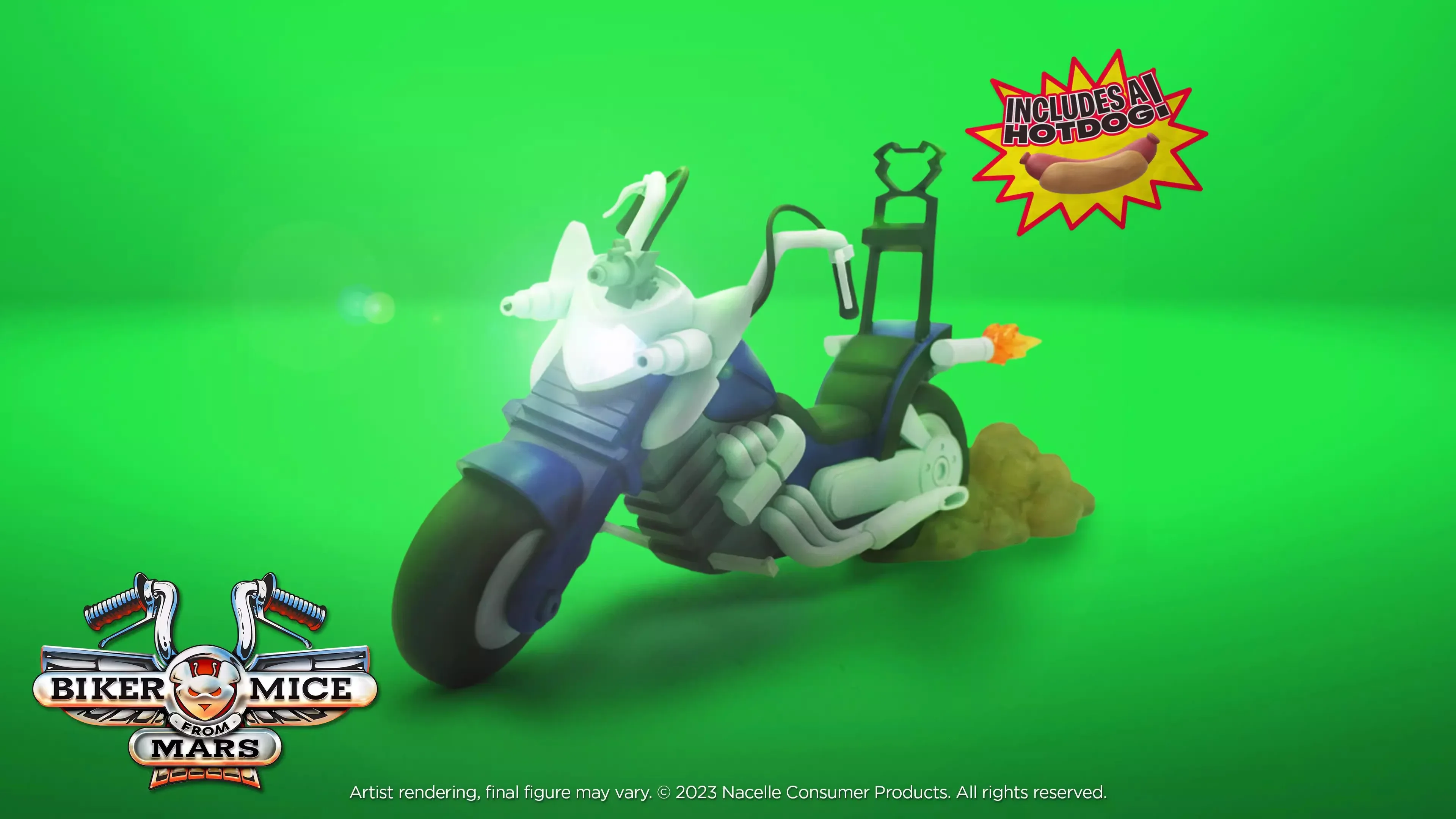 متوفر في المخزون NACELLE 1/12 بطل الرواية ثلاثة إخوة Nacelle السائق الفئران من فارس المريخ دراجة نارية الدعائم لجسم عمل 6in #3