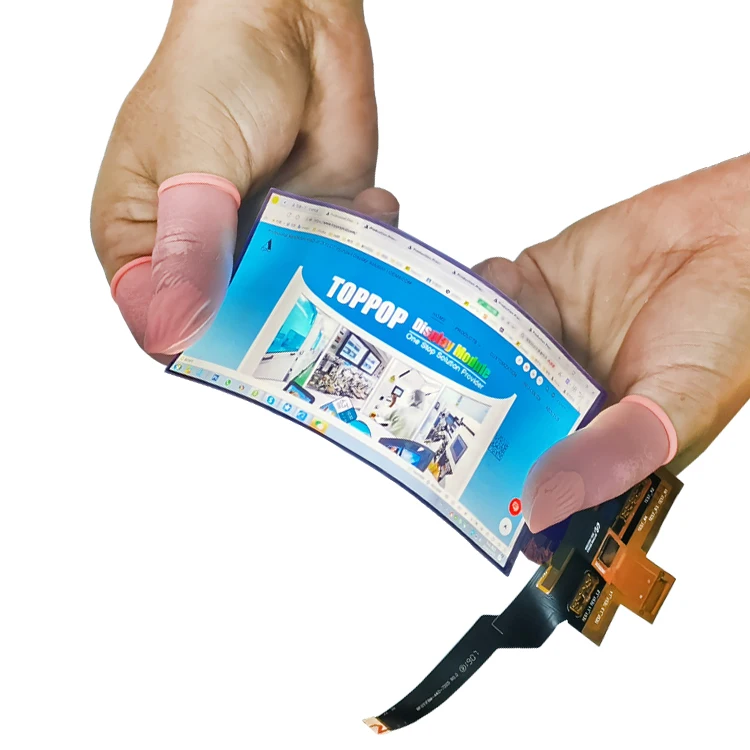 Small Flexible Display 5.1 inch 720*1520 Bendable OLED Panel MIPI DSI Curved AMOLED Screen with Touch RM69299 with HD-MI Board