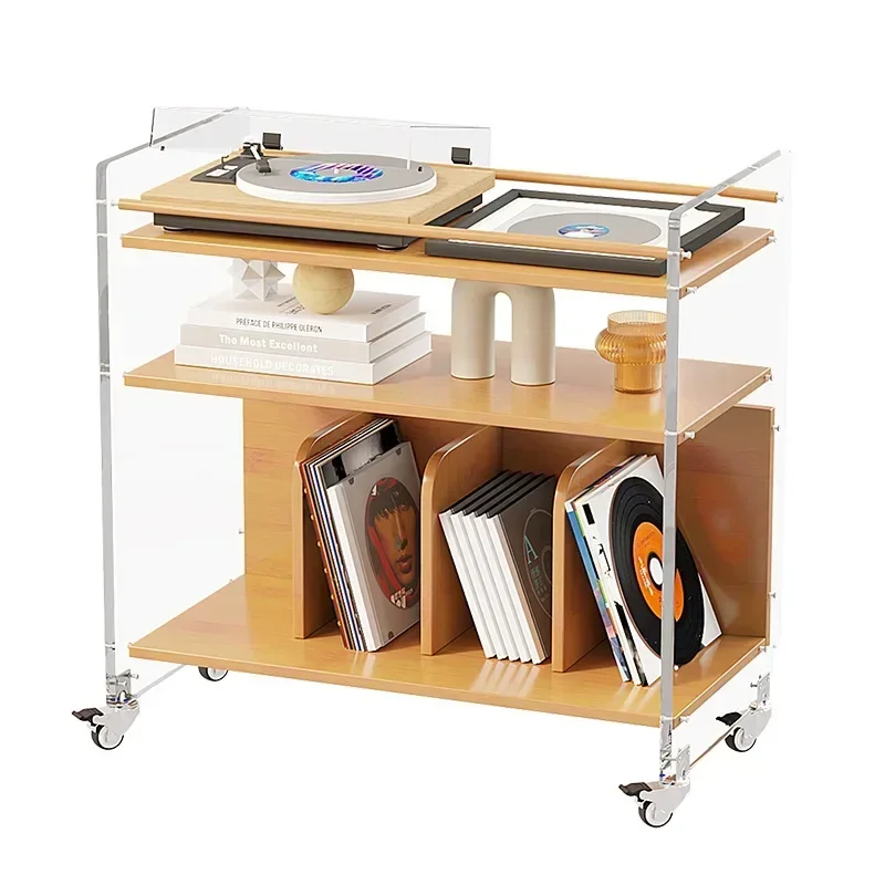 

Mobile tea cabinet, living room, sofa side, multi-function trolley with wheel rack