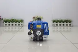 Blue Color Easy Starter 80cc 1E53F Engine 2 Stroke Earth Drill Brush Cutter Goped Scooter Motor 53mm Cylinder Piston RC Car