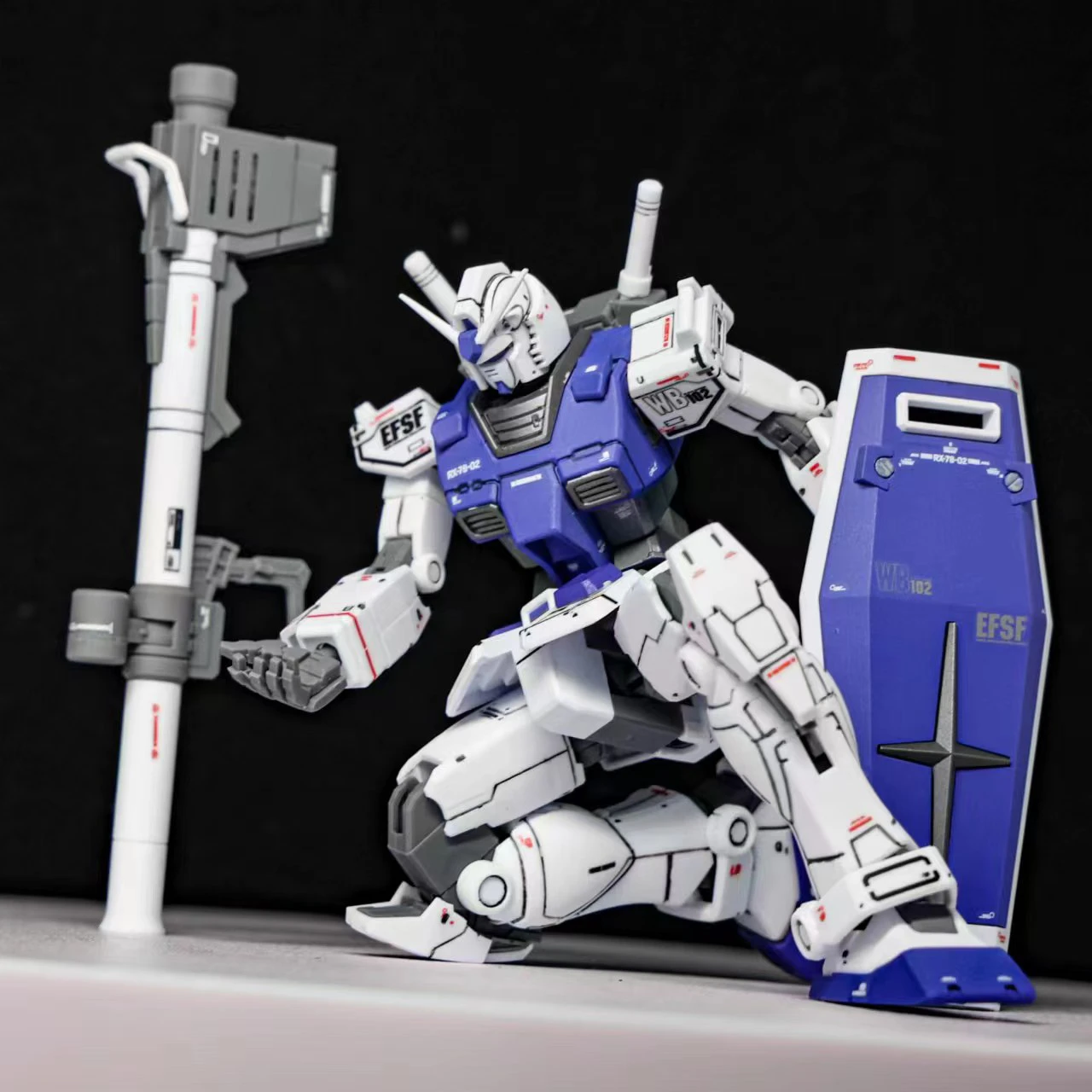 012 Rx-78 Gto G3 Model Casval's Color Kit Hg 1/144 Assembly Action Figures Robot Figurine Plastic Model Collection Toys Gift