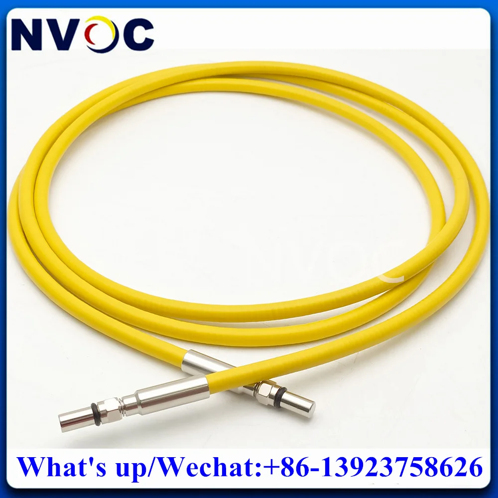 UV-VIS FC-SMA905/FC/SC/ST 200um Silica Metal Ferrule MM SX 1/2/3 High Power Laser Quartz 7.0mm Fiber Optical Patch Cord Cable