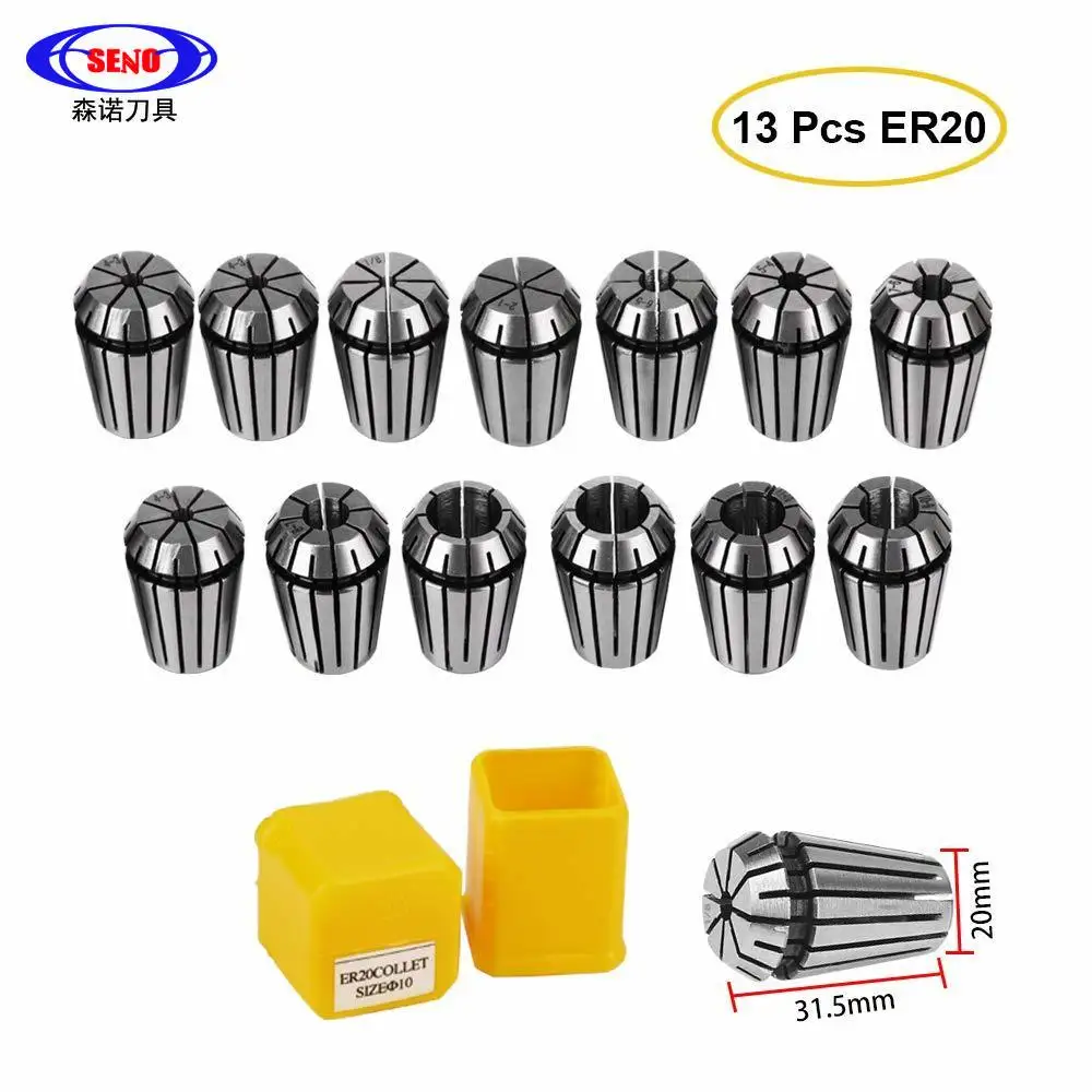 ER11 ER16 ER20 ER25 ER32 ER Precision spring collet chuck 0.008mm for CNC milling tool holder Engraving machine spindle motor