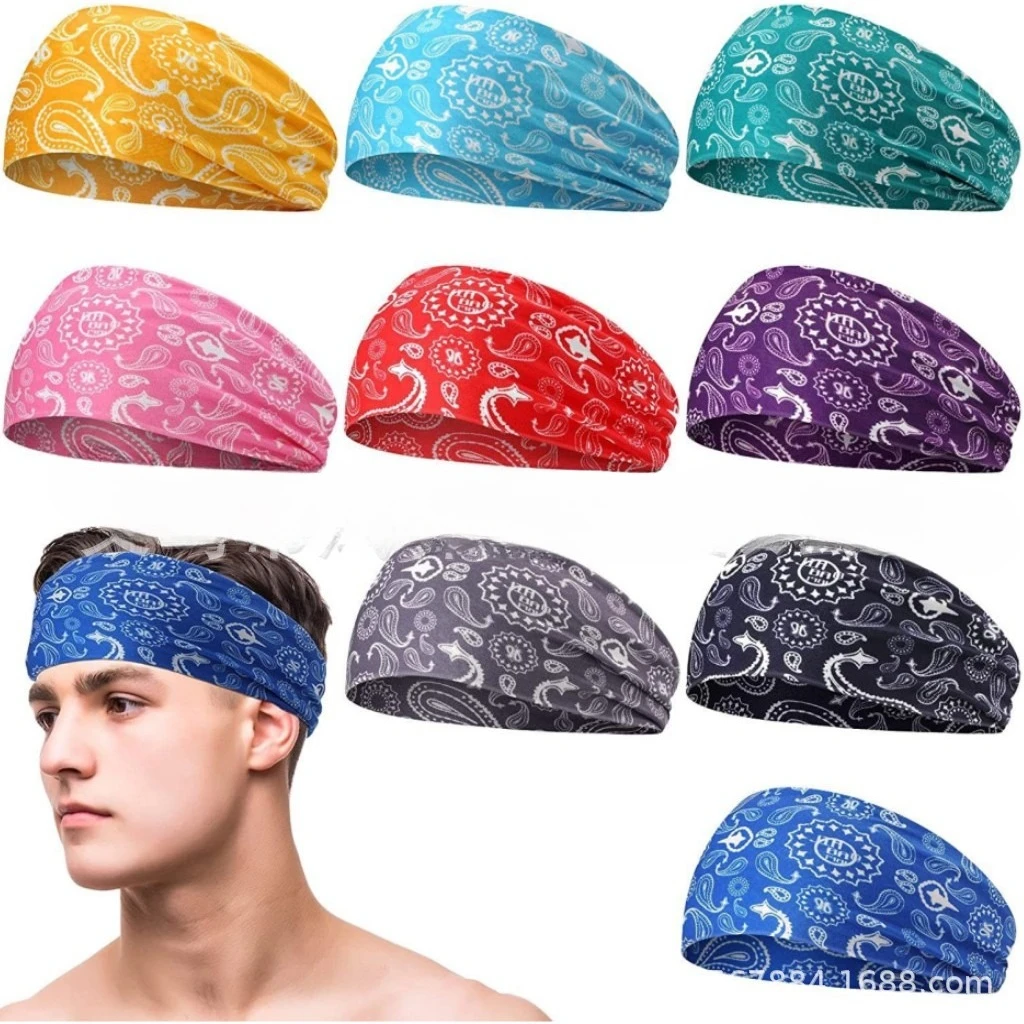 

Sports Headband Sweat Absorbent Breathable Running Yoga Headband for Women Men