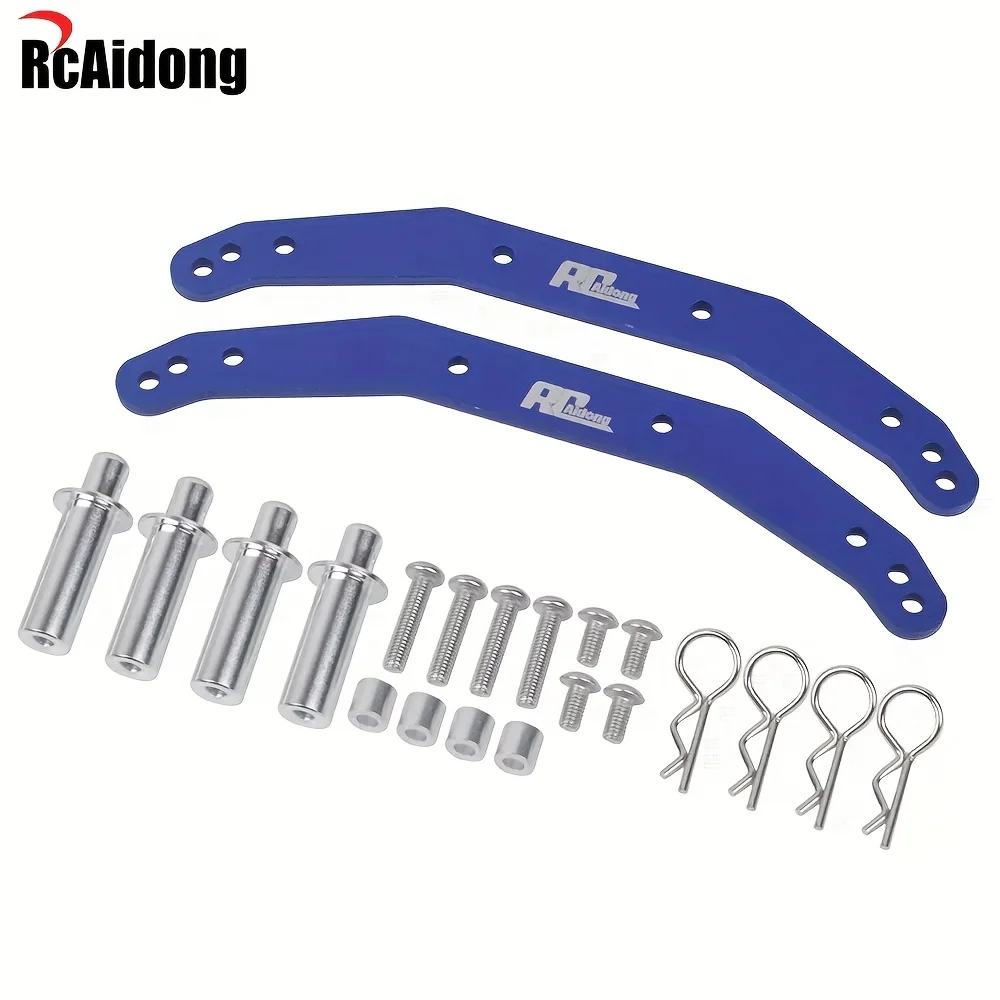 

RC Aluminum Front Rear Body Mount Post Set for Traxxas Slash 4X4 Ultimate Slash Stampede 4X4 VXL Upgrades Parts #6815R