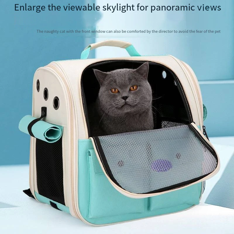 

Cat bag Shoulder Space bag Portable breathable pet bag for going out