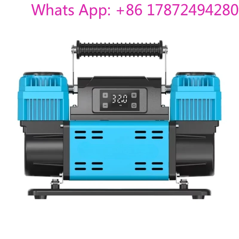 60mm Dual Cylinder with Digital Display Portable Air Compressor