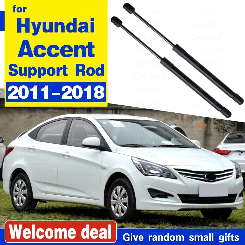 

Struts for Hyundai Accent Verna Solaris Excel (RB/RC) 2011-2018 Front Hood Modify Refit Gas Springs Lift Supports Bar Rod Shocks