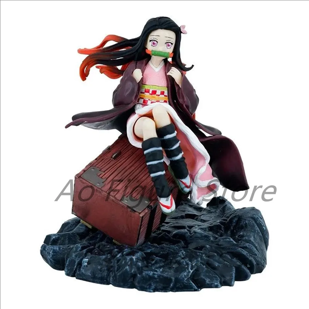 

Demon Slayer Kamado Nezuko Anime Action Figure - PVC Collectible Kimetsu No Yaiba Statue for Adult Fans Model Doll Gift