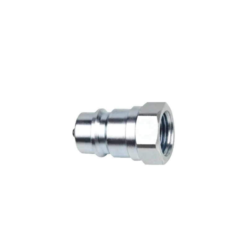 For Open and Closed Hydraulic Quick Connector At Both Ends, Carbon Steel