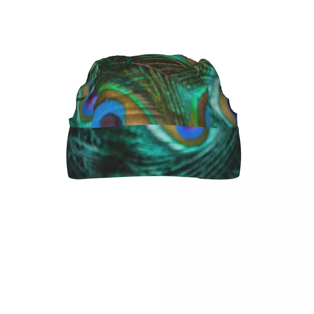Bicycle Headband Cap Seamless Peacock Cycling Headscarf Quick-dry Sun-Protective Hat Head Scarf