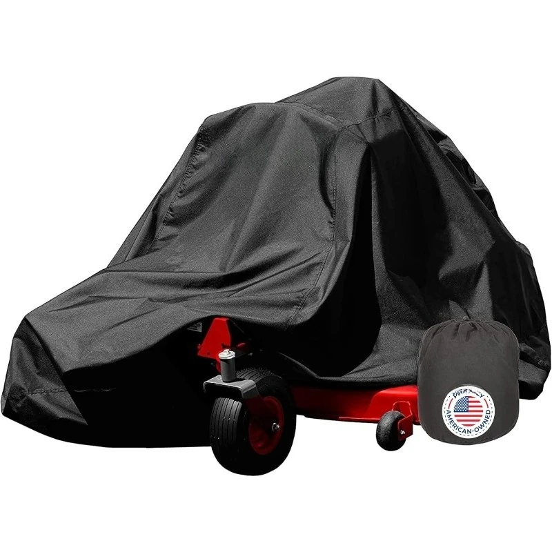 

Cover Lawn Mower Cover, Heavy Duty 600D Marine Grade Fabric (Black) – Universal Fit, Waterproof Outdoor Protection Against