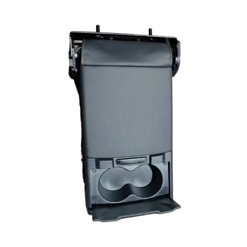 

Rotatable beverage cup holder at the front of the car, rotatable armrest box with storage box