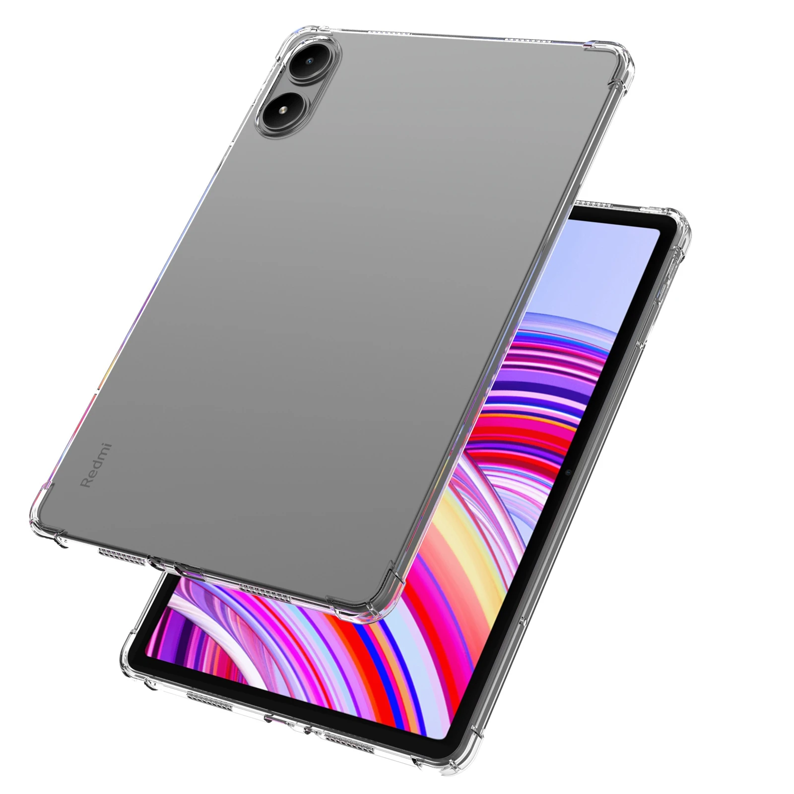 Clear Case for Xiaomi POCO Pad 2024 (12.1 inch) Ultra Thin Silicone Transparent Soft TPU Anti-fall Cover for Redmi Pad Pro 12.1