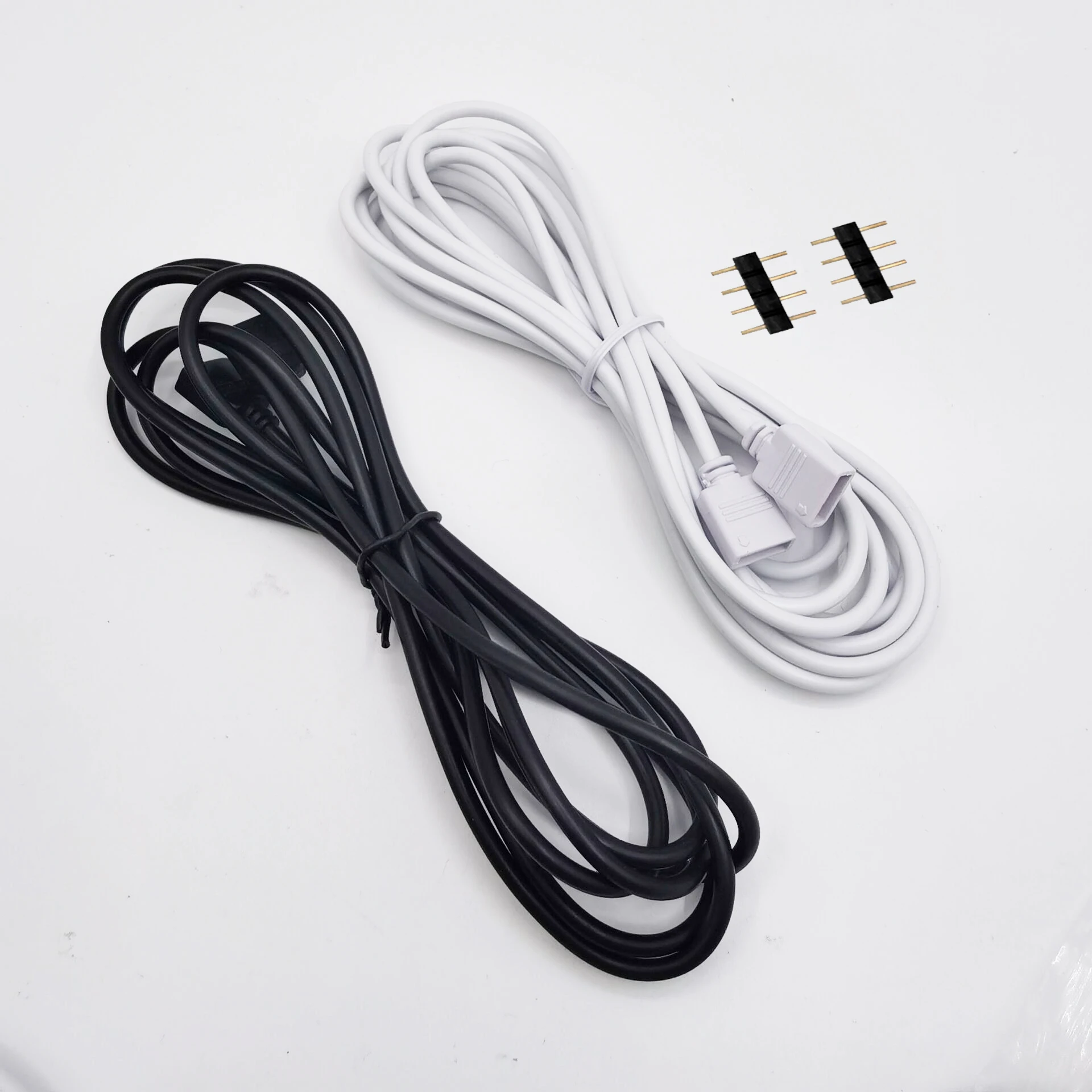 4Pin LED Connector Extension Cable Cord Wire RGB 5050 3528 LED Strip Lighting Connector wire for 5050 3528 RGB LED Strip Light