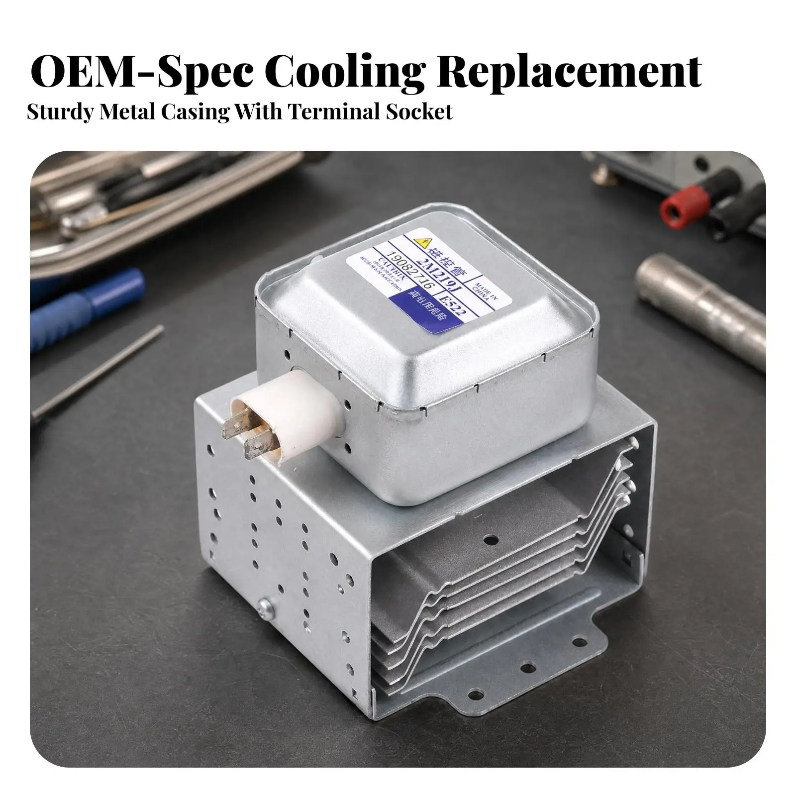 Value for Money Microwave Oven Magnetron | built-in Cooling Fins, Ceramic Electrical Terminal, Microwave Magnetron, for Home