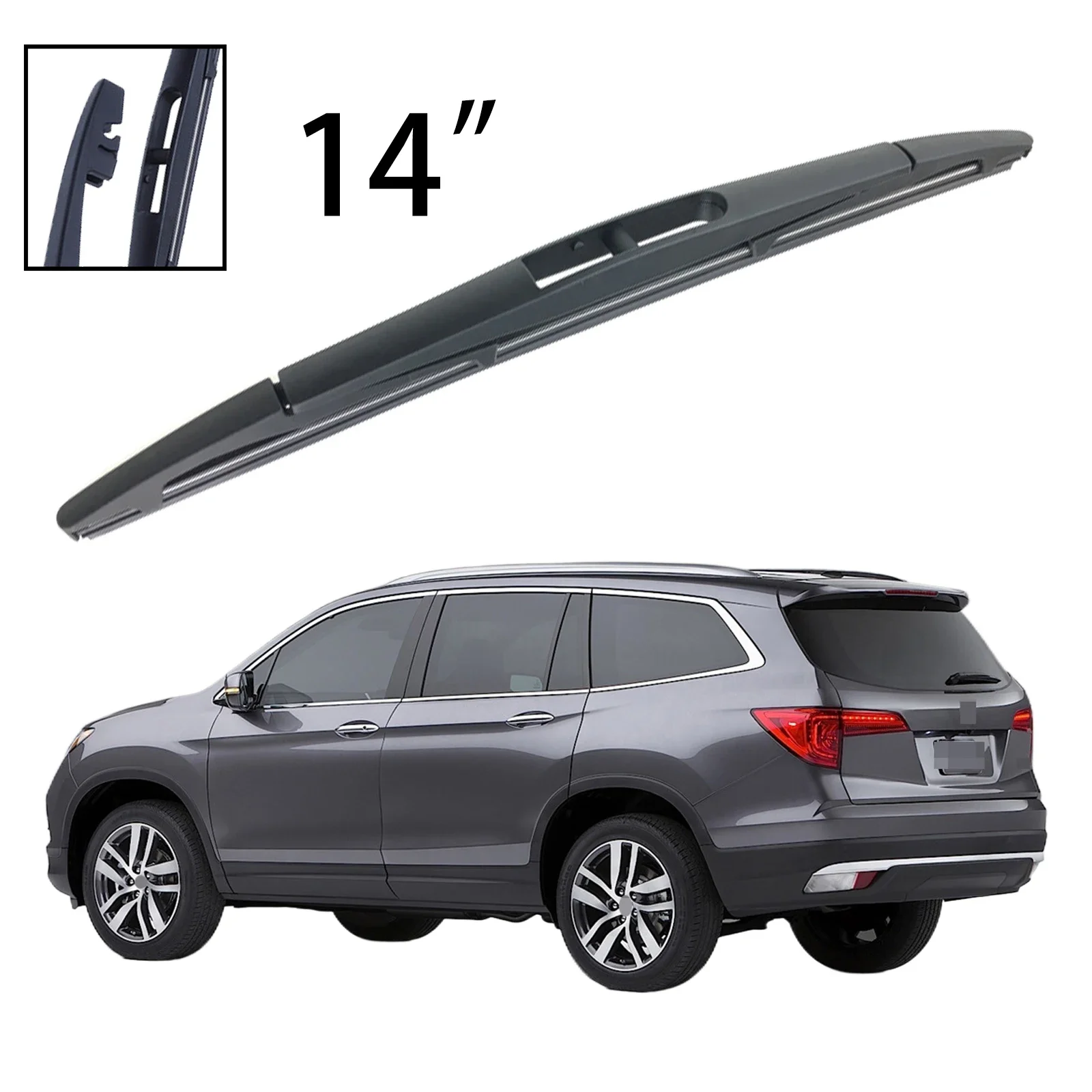 

14" Rear Windshield Windscreen Washer Wiper Blade For Honda Pilot MK3 2016-2021 Car Accessories Accsesories