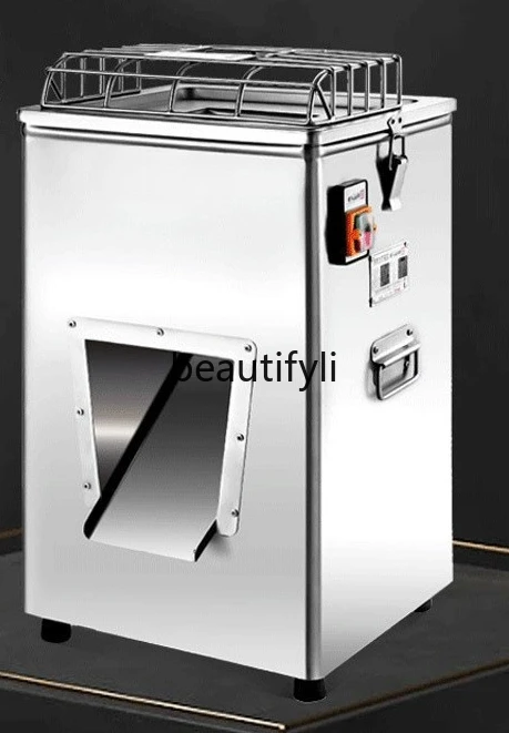 

Luxury Commercial Stainless Steel Vertical Double Roller Knife Single Cut Electric Slicing Dicing Meat Cutter