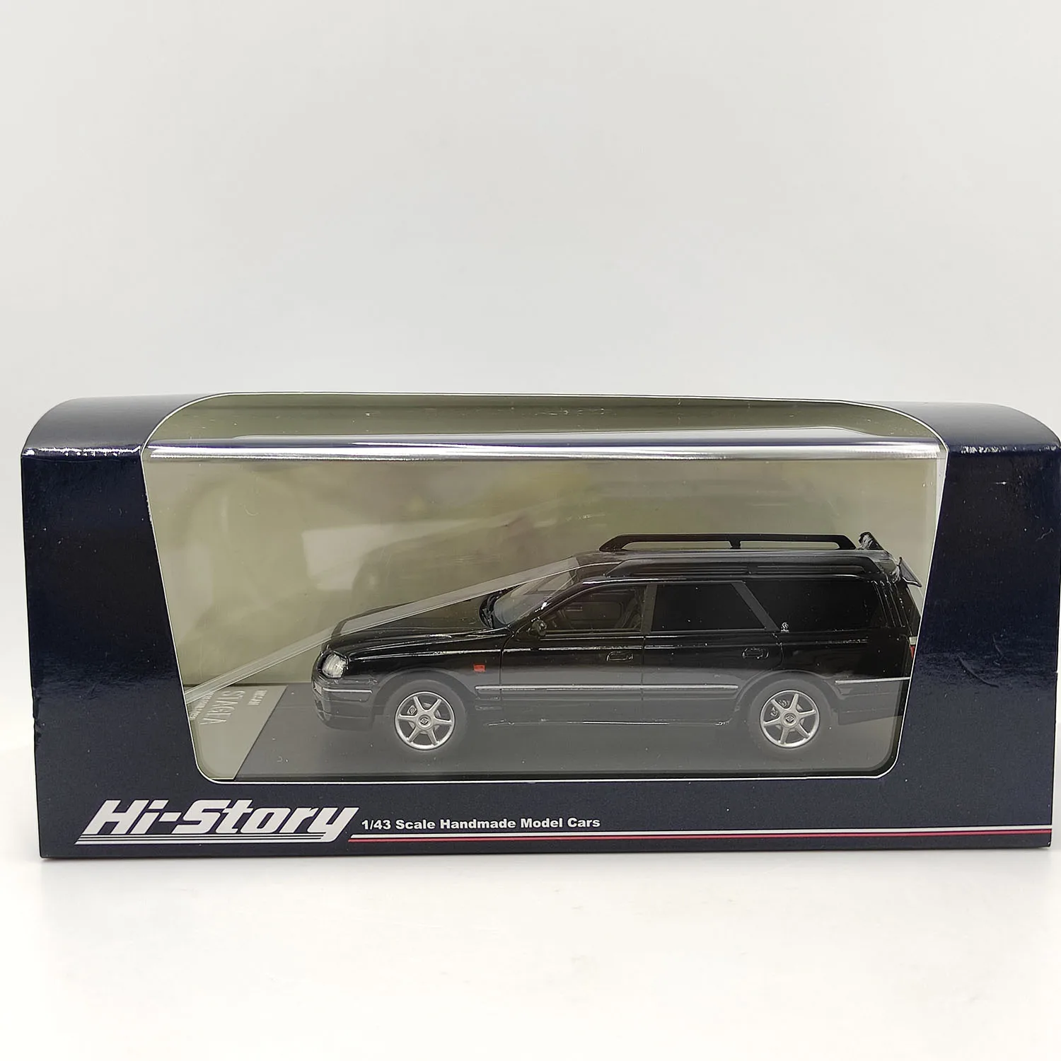 

Высокопроизводительная модель автомобиля Nissan Stage A 25t RS FOUR S 1998 года в масштабе 1:43