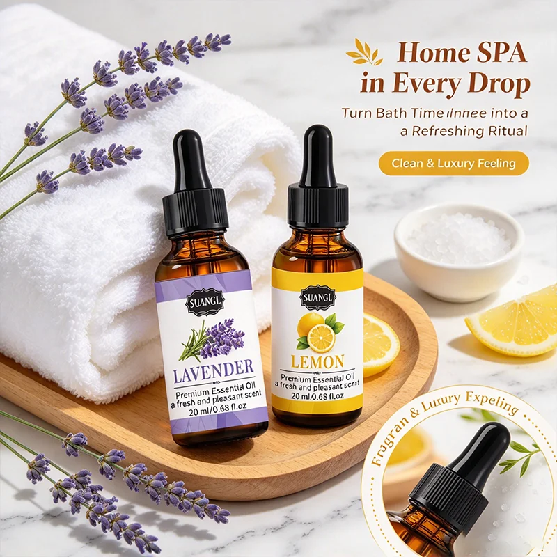 20ml Natural Eucalyptus Essential Oil for Aromatherapy Diffuser Relieves Stress & Improves Sleep for Home Office Yoga Room