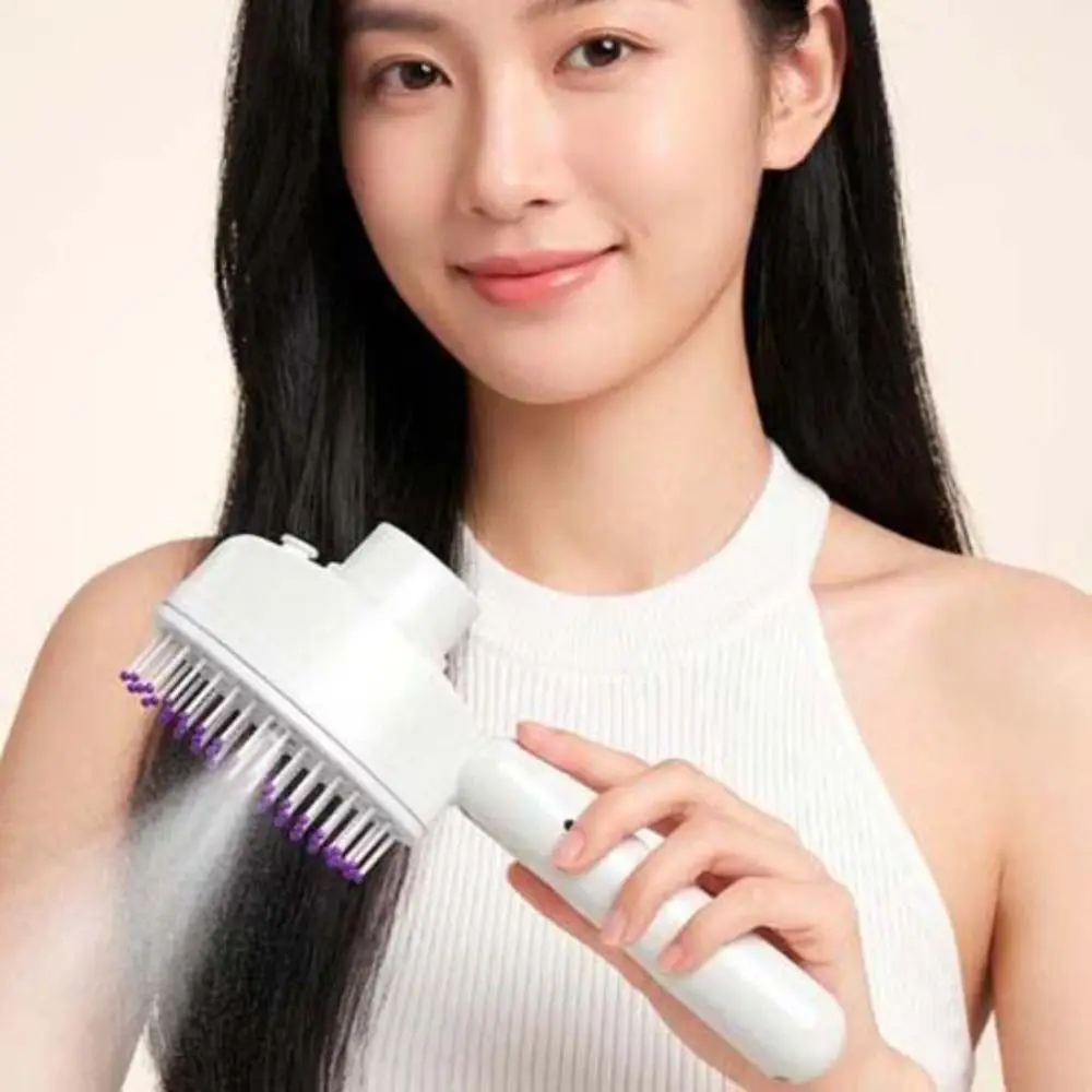 Multi-Function Red Light Spray Massage Comb Anti-Frizz Large Tank Hair Care Electric Spray Hair Brush Anti-Static Portable