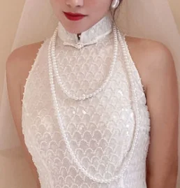 

Элегантный комплект украшений из 3 предметов в готическом стиле с лилией — колье, кольцо и брошь от Xiaoye