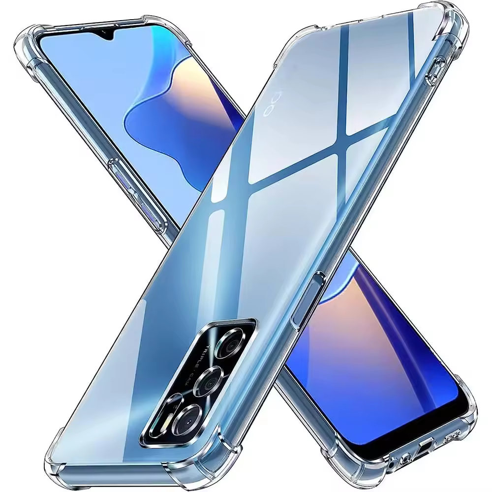 Para OPPO A16 funda Oppo A16s A54s A17 funda transparente de TPU a prueba de golpes Oppo A98 5G A78 A96 4G A76 A94 5G A52 A72