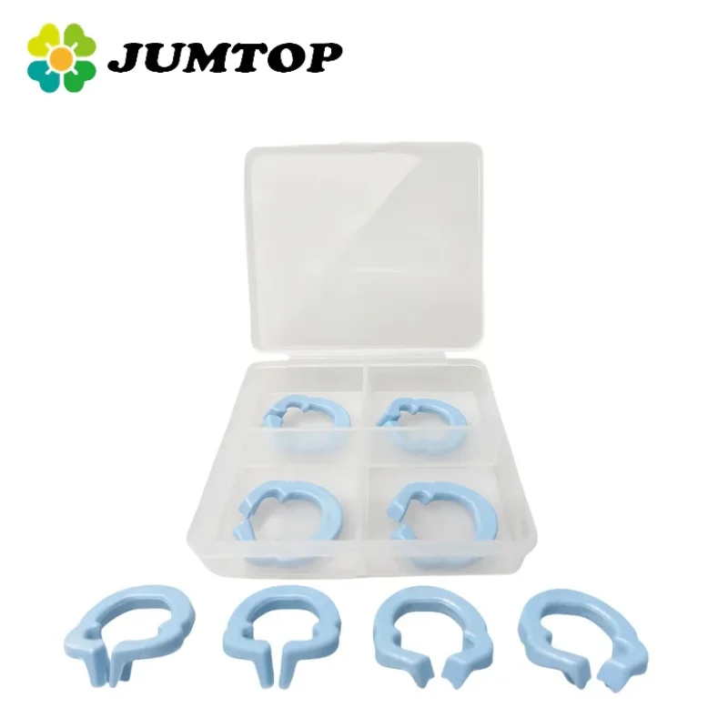 

JUMTOP 4 шт., зажимное кольцо из стоматологической смолы, резиновый зажим для плотины, барьерный зажим, сепаратор, смола, материал, автоклавируемый 134 ° C