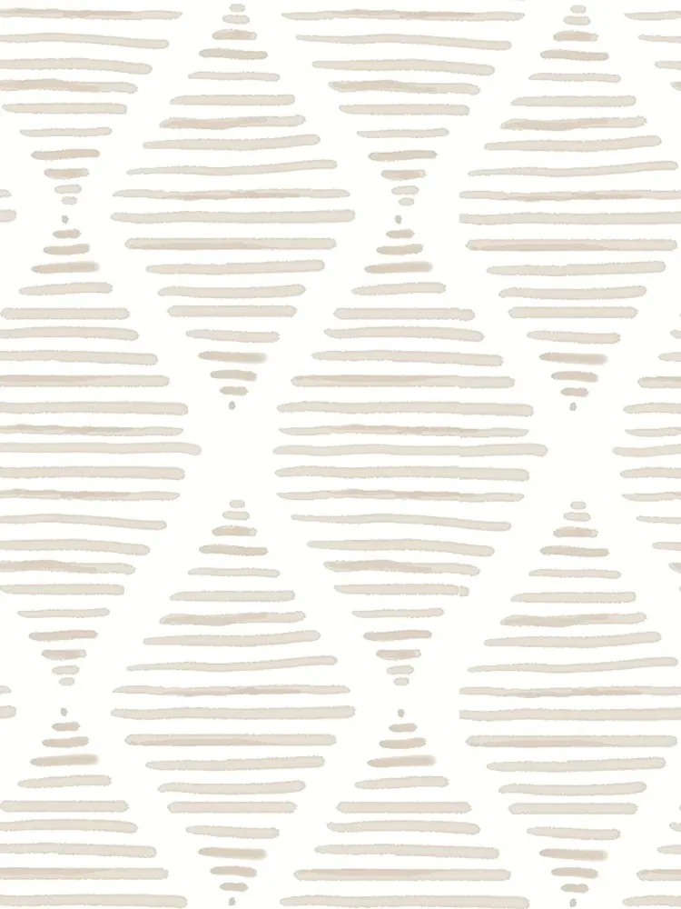 Modern Stripe Peel And Stick Wallpaper Beige & White Removable Self-Adhesive Contact Paper for Living Room Home Decor