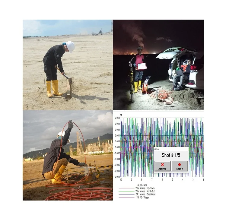 Digital Three-Component Geophone 10hz Geophone in Borehole  Borehole 3D Geophones Price