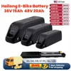충전기 포함 Hailong Ebike 배터리, 강력한 18650 리튬 배터리 팩, 36V, 48V, 52V, 10Ah, 15Ah, 20Ah, 무료 배송 1
