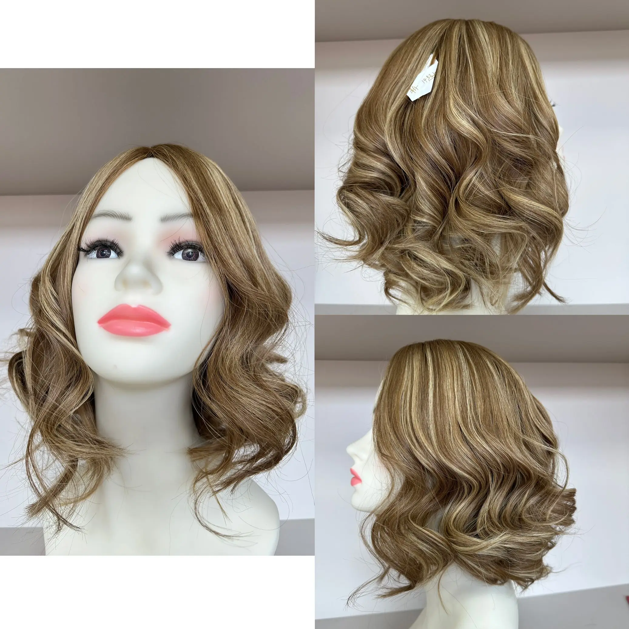 Kosher Wigs European hair brown Color TsingTaowigs Human Hair Jewish Wig silk Top For Women Free Shipping