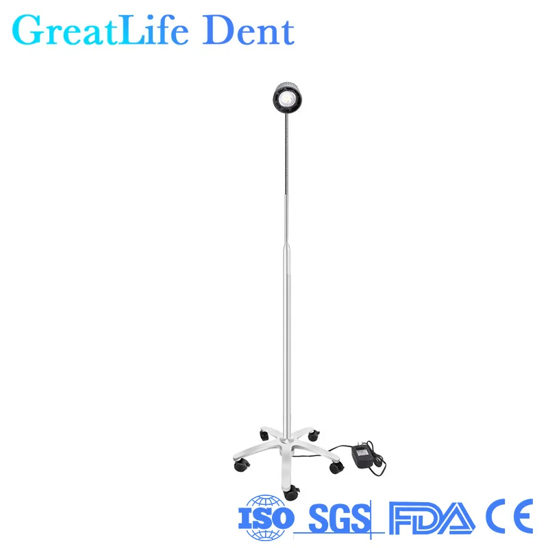 GreatLife Dent JD1500 35W 2000 ore clinica odontoiatrica supporto da pavimento tipo lampada da visita alogena medica chirurgica Mobile