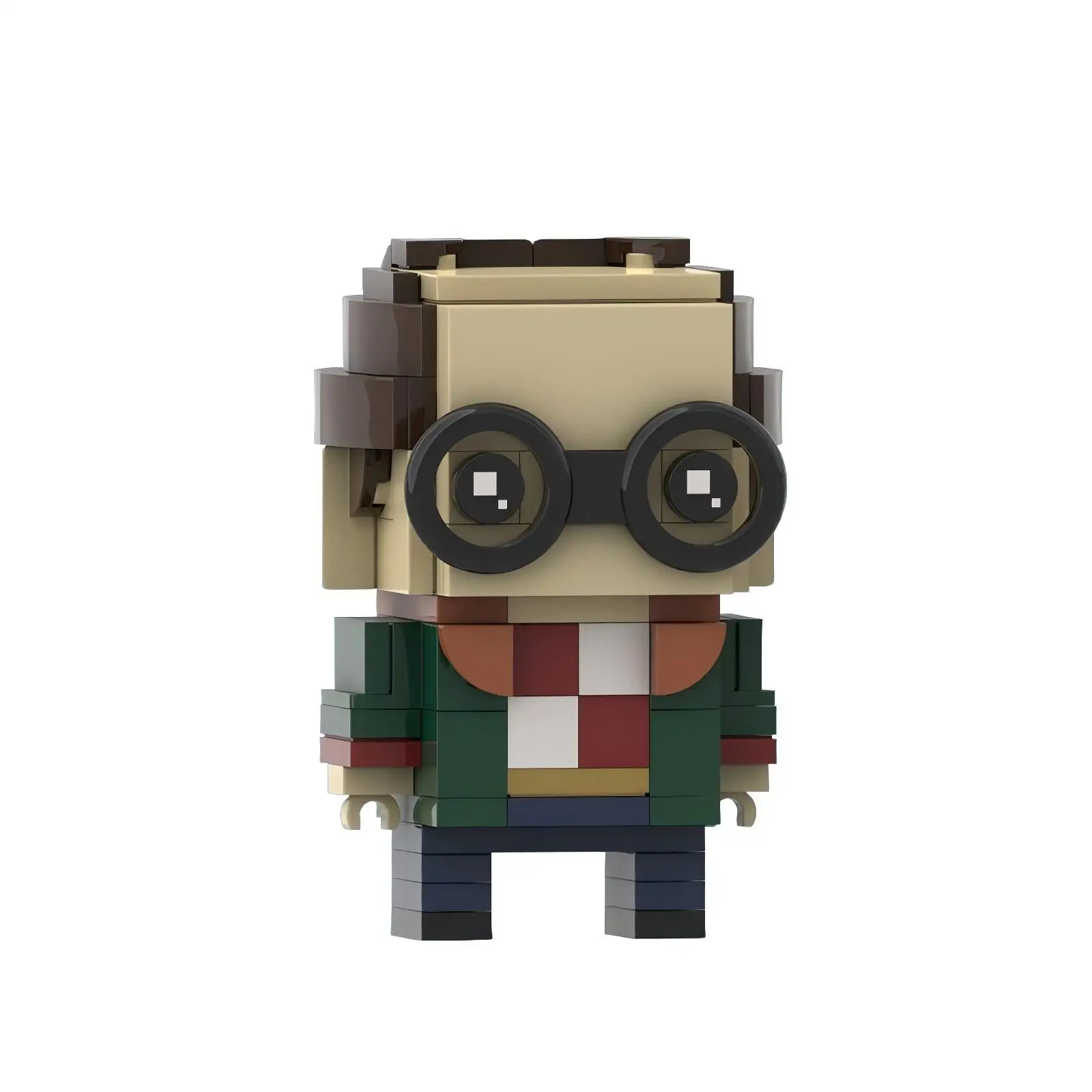 Creative Sitcom TV Character Brickheadz Building Block MOC Song Fei True Story Cartoon Doll Model Adult Collectible Toys Gift