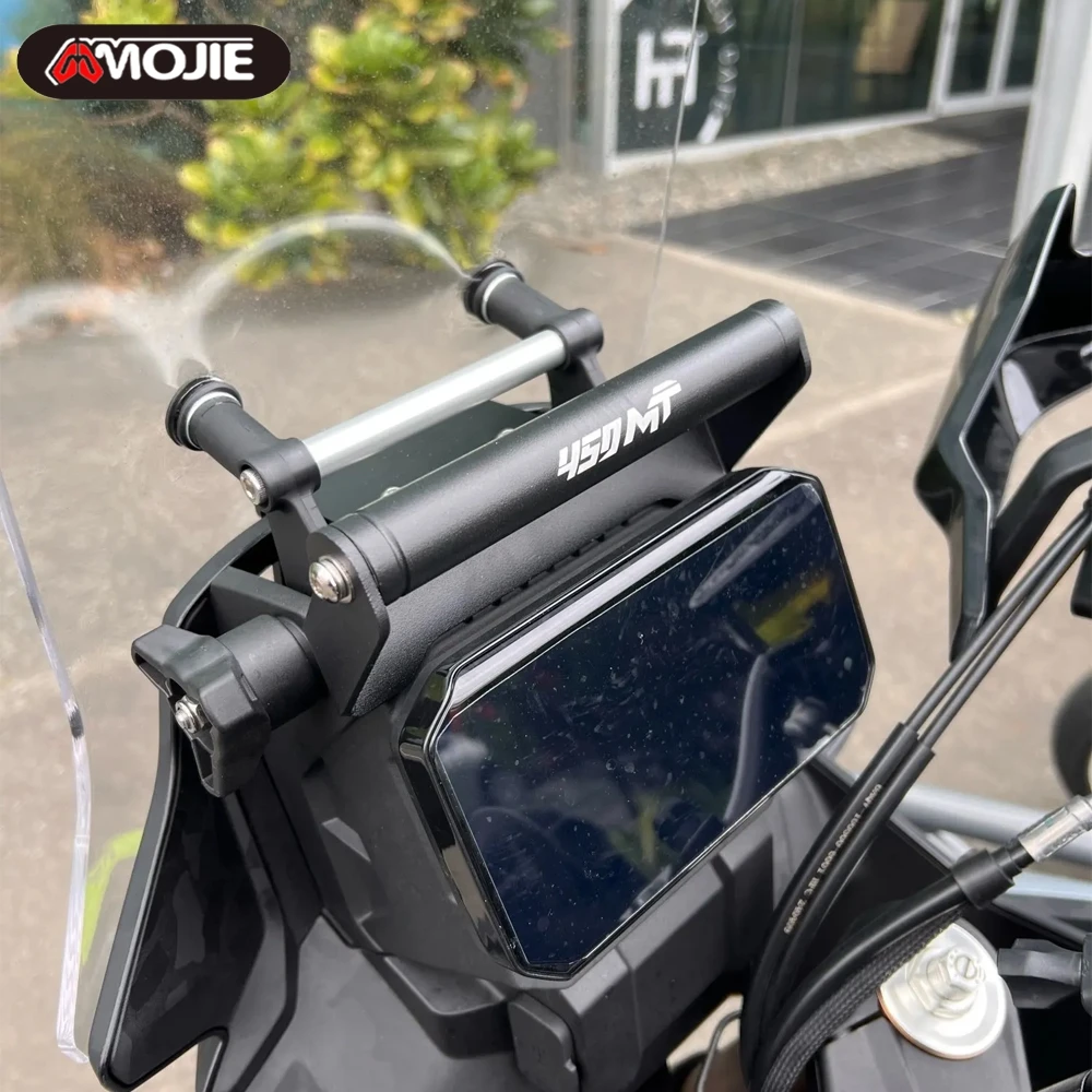 2024 2025 450MT Mobile Phone Holder GPS Navigation Mounting Extension Bracket For CFMOTO 450 MT 450 MT450 Motorycle Accessories