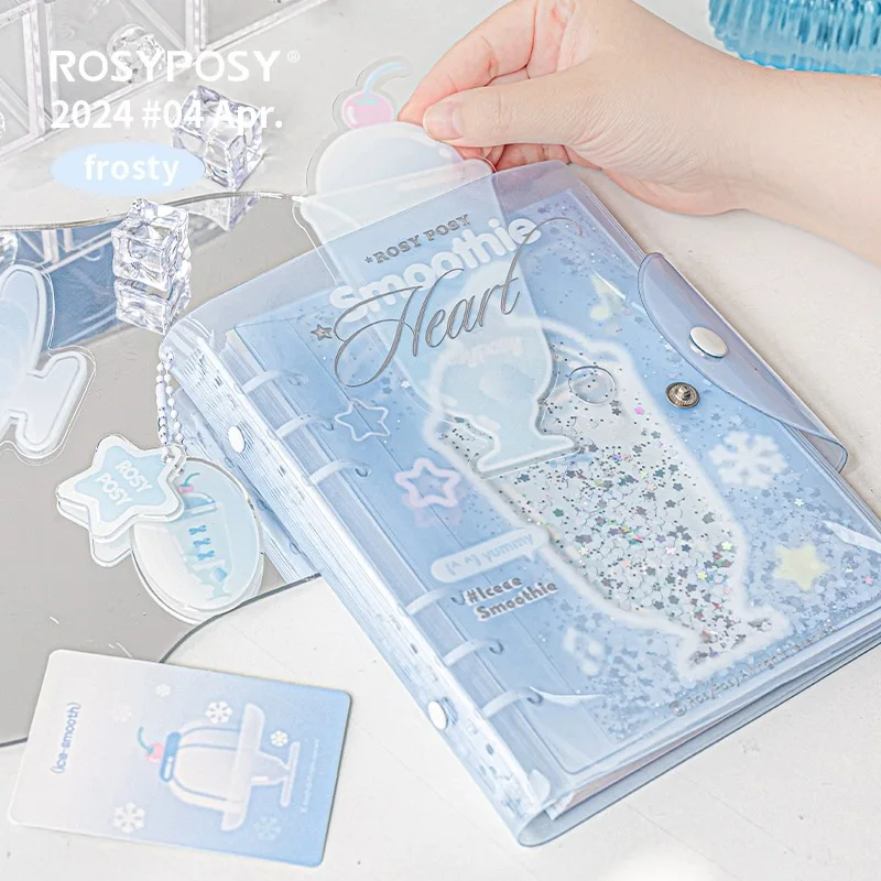 MINKYS Summer ice Cream Binder Notebook Planner annuale Daily Weekly Agenda Book Photo Book Kawaii School Stationery