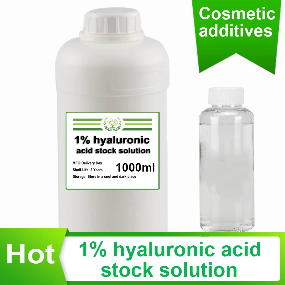 

1% High + Low Molecular Hyaluronic Acid Solution, Sodium Hyaluronate Stock Solution, Moisturizing And Water Locking Skin Care