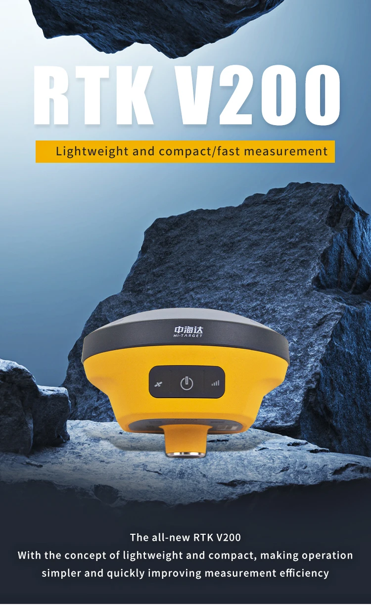 2026 Hot Sales Hi Target V200 High Precision Base and Rover Survey Equipment Gnss Rtk Receiver Second Hand Gnss Receiver Gps
