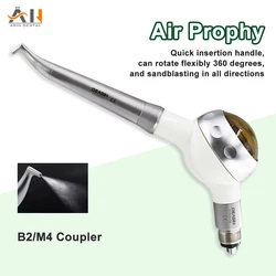 Dental Clinic Sandblasting Machine Intraoral Air Polishing System Inner Water Spray Teeth Whitening Handpiece 4holes