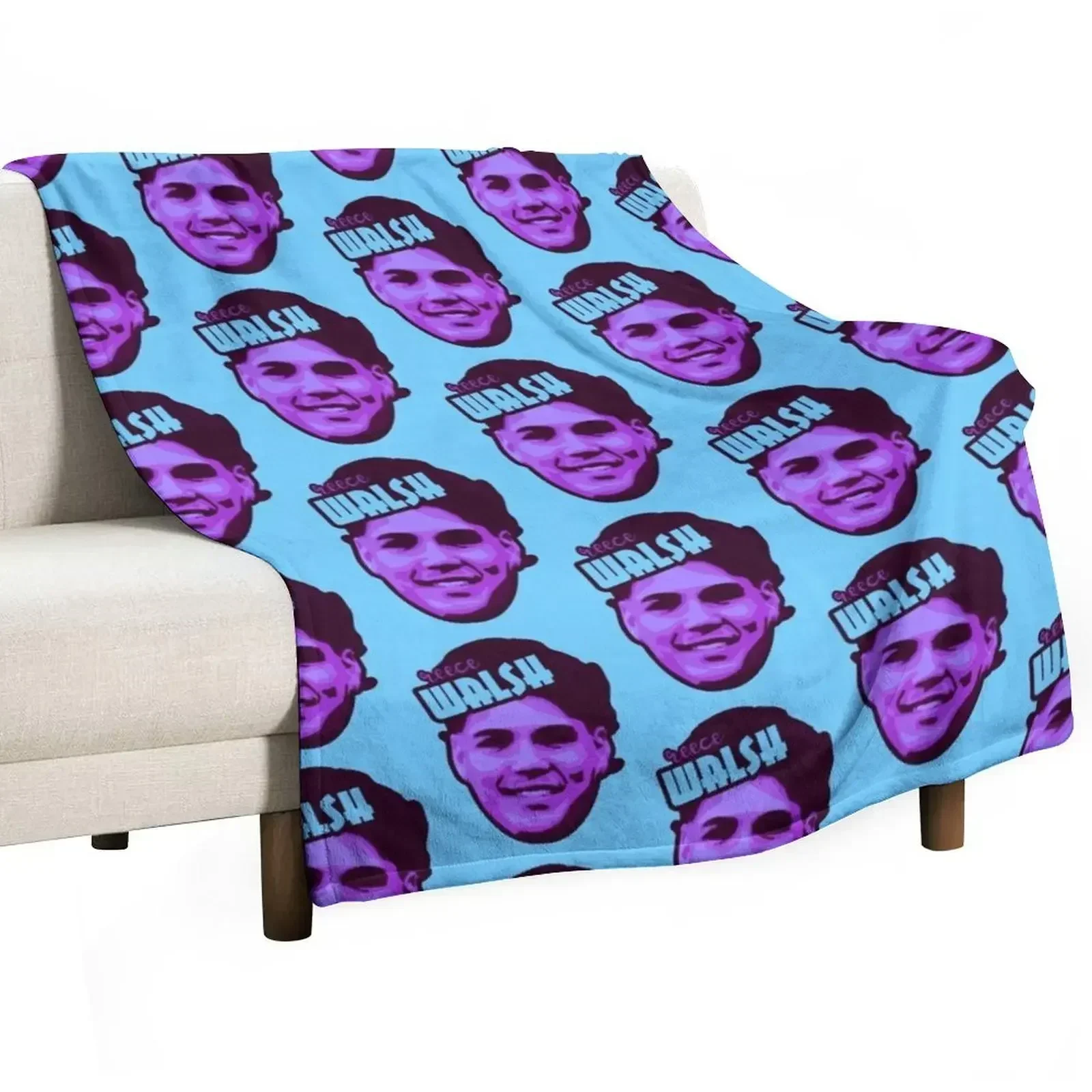 Reece Walsh NRL Rugby League Throw Blanket Nap Thermal Warm Blankets For Sofas Thins christmas gifts Blankets