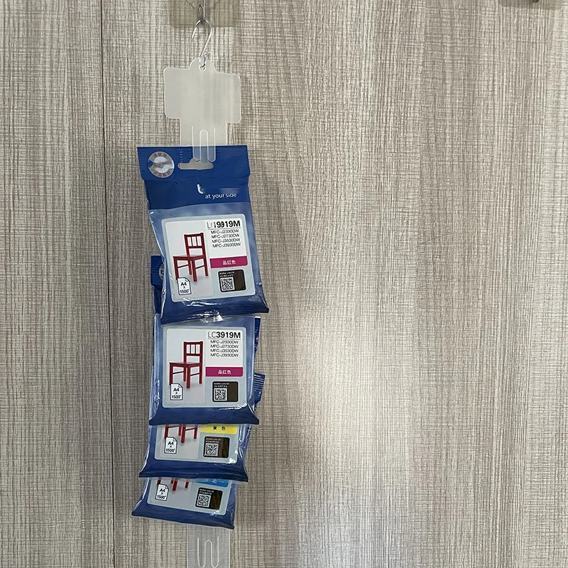 230pcs L61cm Plastic PP Clips Strip Hang Merchandising Products Promotion Display Supermarket Store 230pcs