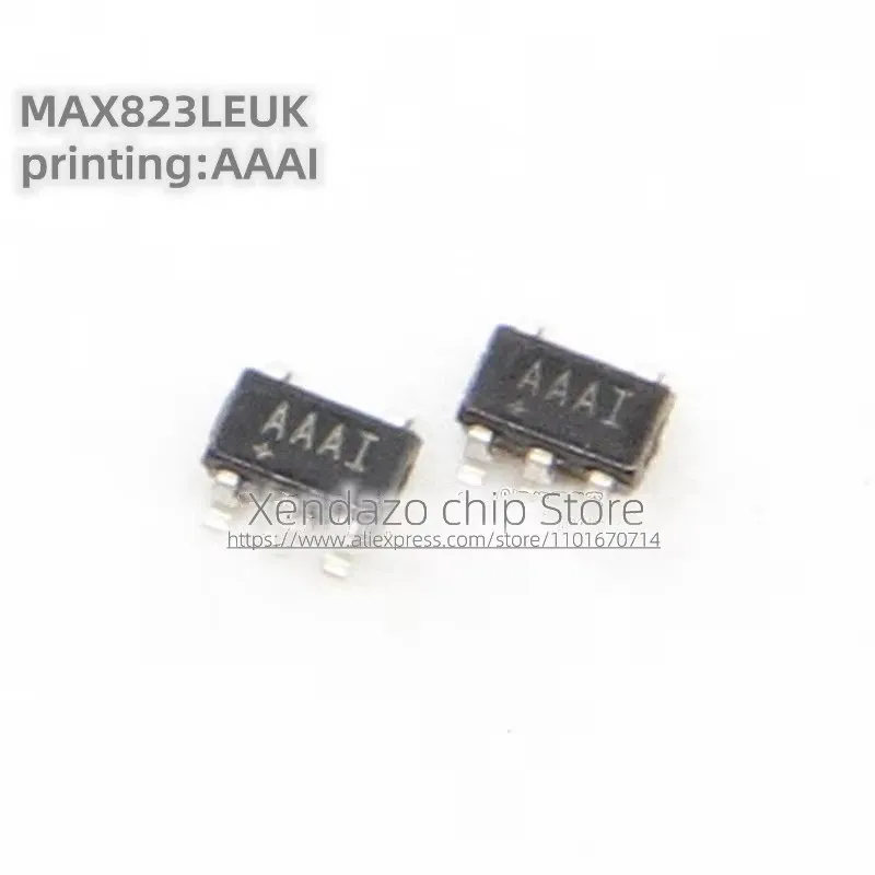 10 قطعة/الوحدة MAX823LEUK + T MAX823LEUK MAX823 طباعة الشاشة الحريرية AAAI SOT23-5 حزمة رصد رقاقة #1