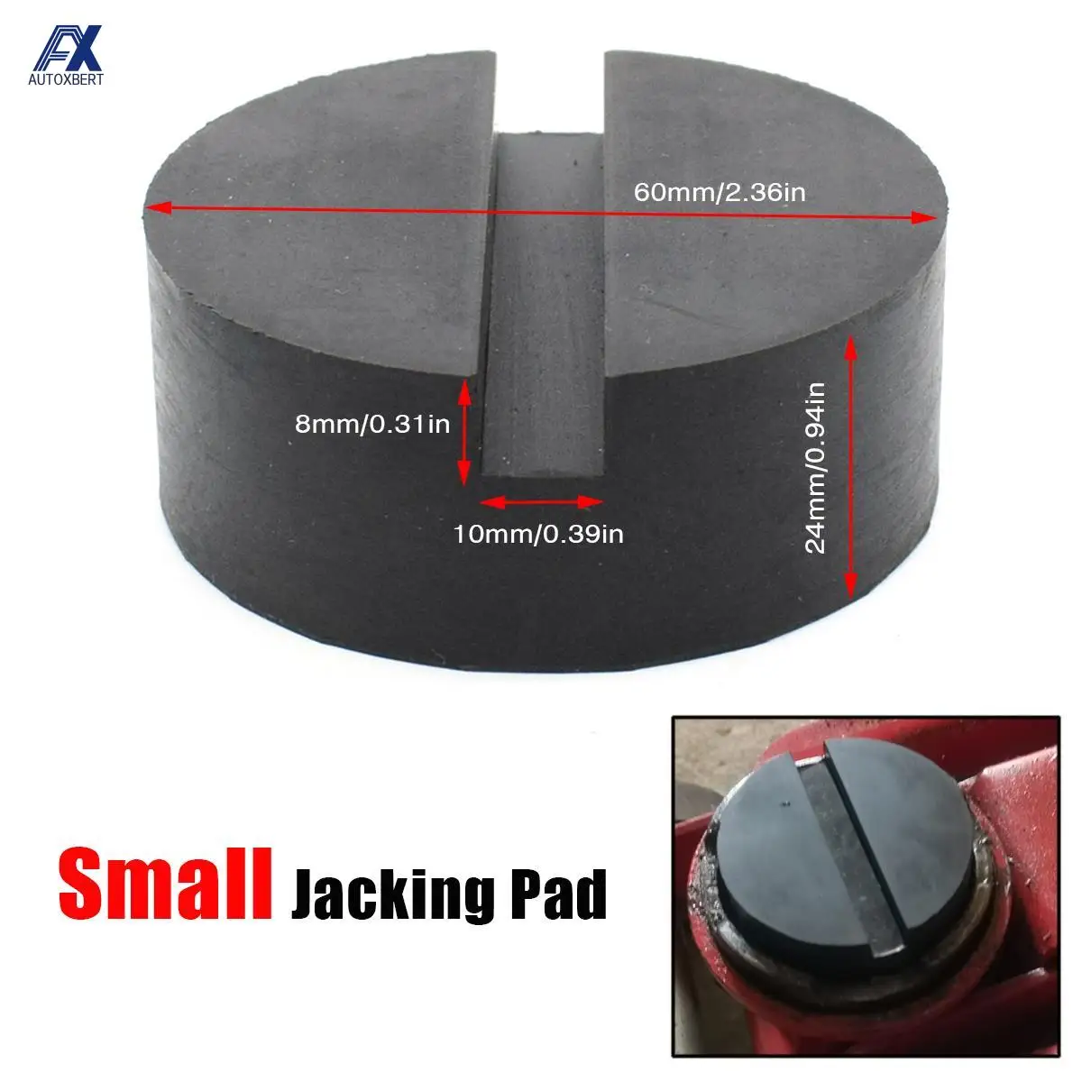 Jack Pad Anti-slip Rail Adapter Rubber Support Block Heavy Duty Car Lift Tool Accessories For Honda Toyota Nissan Hyundai VW Kia