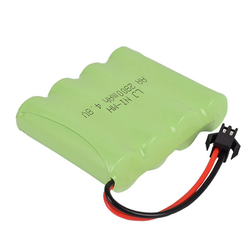 5PCS/lot 4.8v 2800mah AA NI-MH Battery SM-2P plug rechargeable Battery Ultra-high capacity Electric toys RC car RC boat RC robot