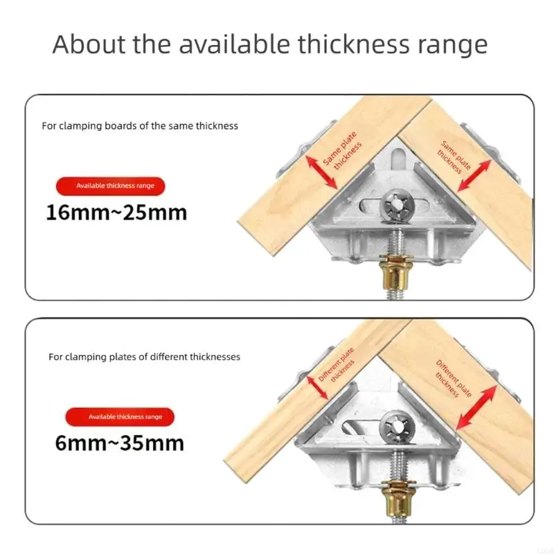  Quick Clip Auxiliary Corner Clamp Locator Open/Close Adjustable Fixing Clamp